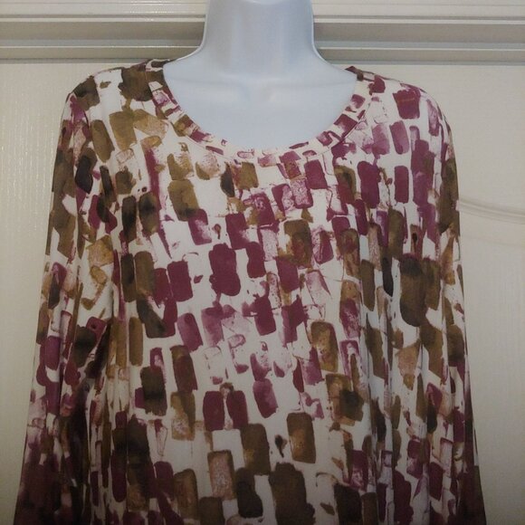 Logo by Lori Goldstein Paint Brush Purple Lace Boho Fairy Top L - Picture 3 of 11